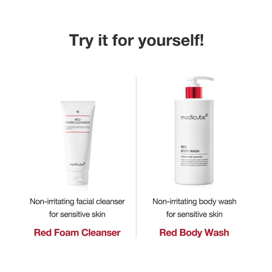 medicube red body wash