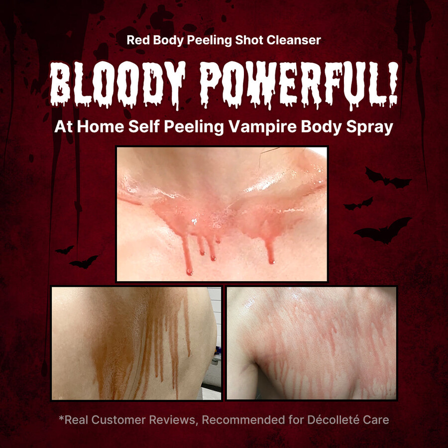medicube red body peeling shot cleanser