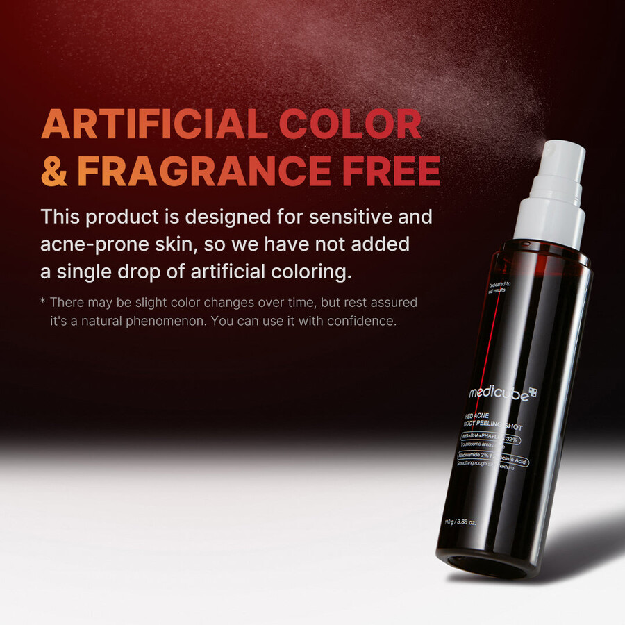medicube red body peeling shot cleanser