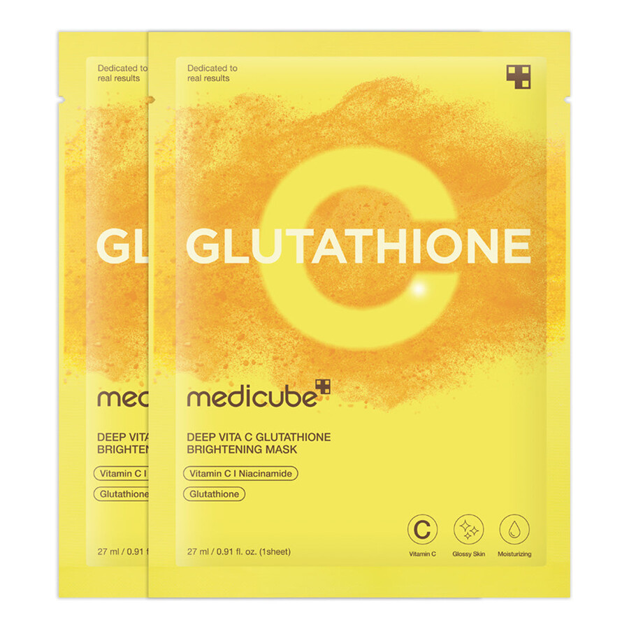 medicube deep vita c glutathione mask