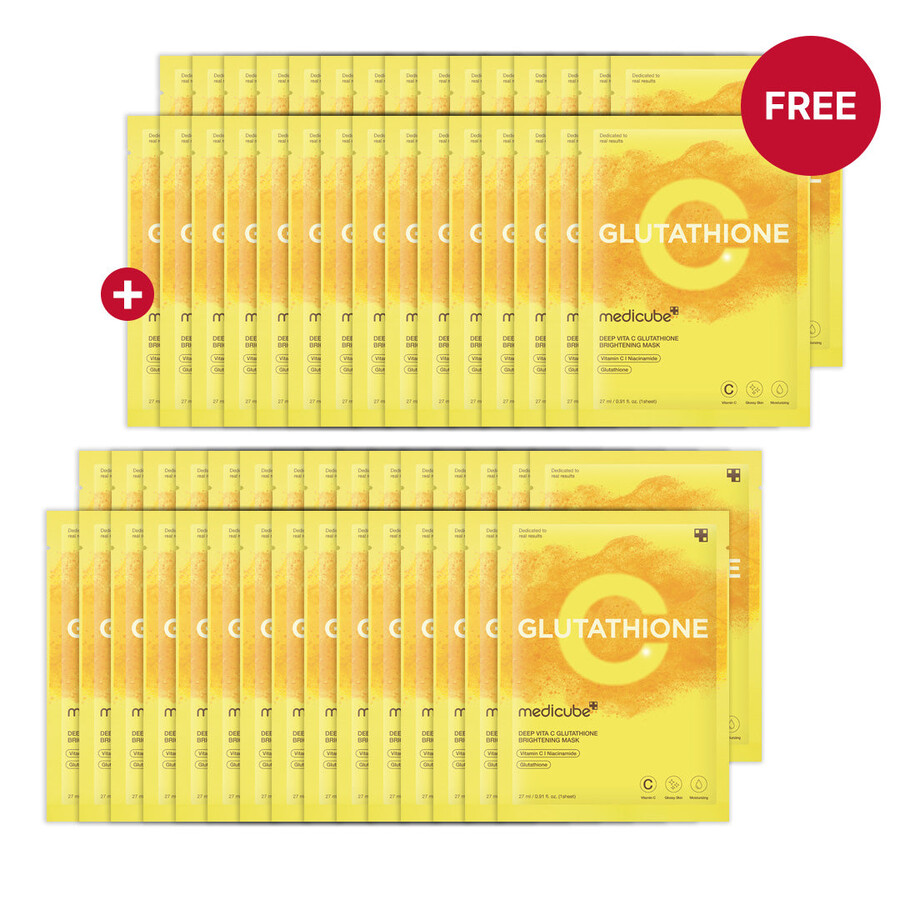 medicube deep vita c glutathione mask