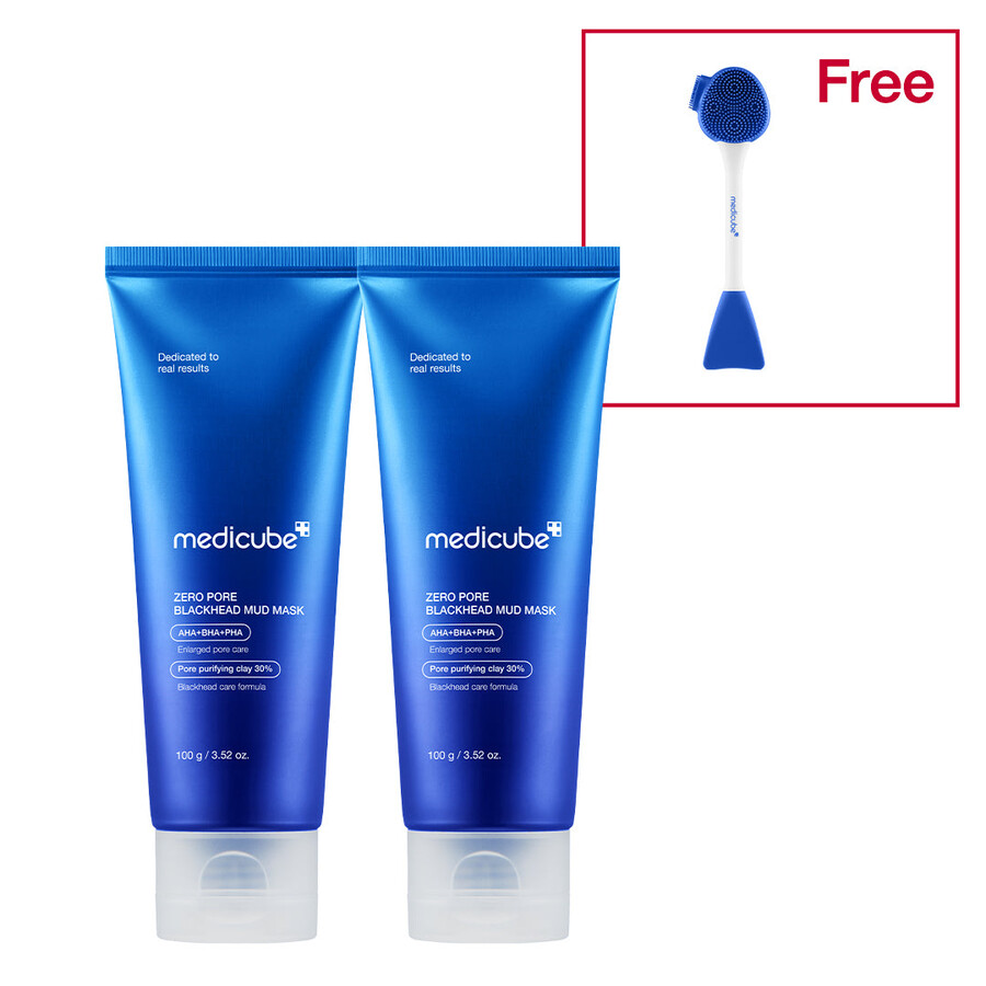 medicube zero pore blackhead mud mask