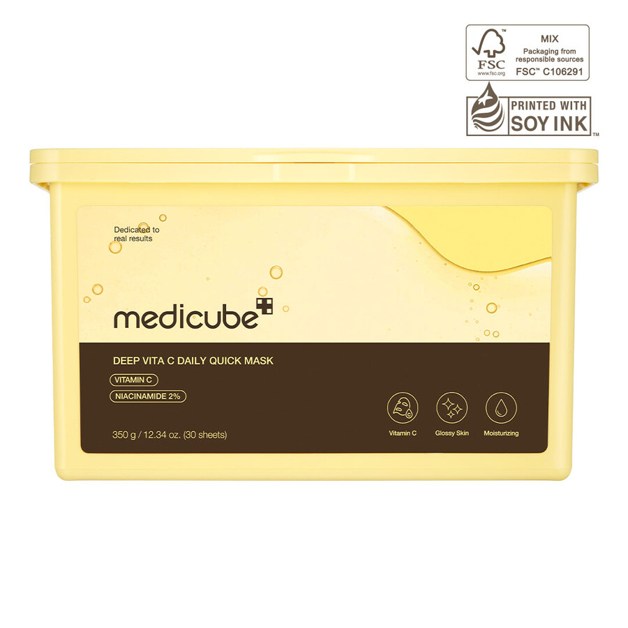 medicube deep vita c daily quick masks