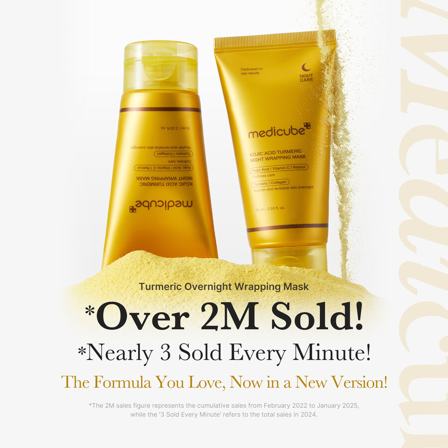 medicube kojic acid turmeric overnight wrapping mask