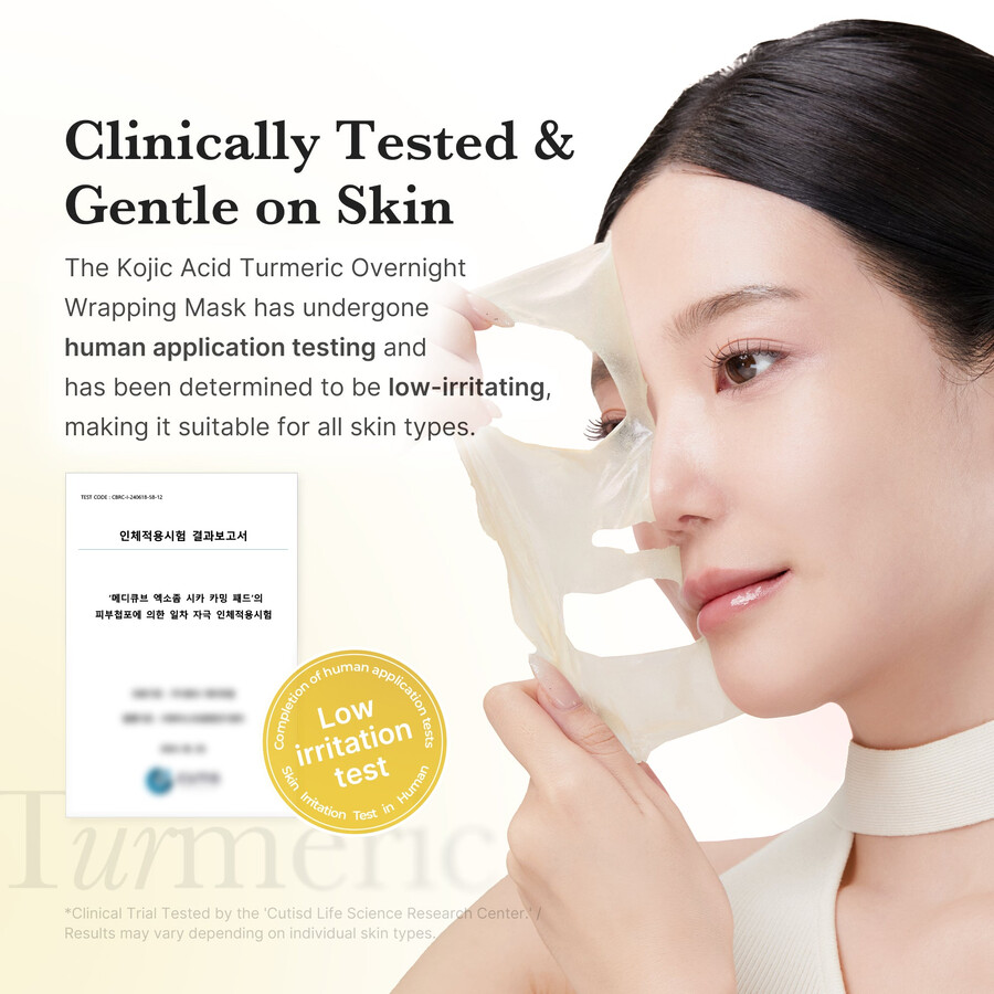 medicube kojic acid turmeric overnight wrapping mask