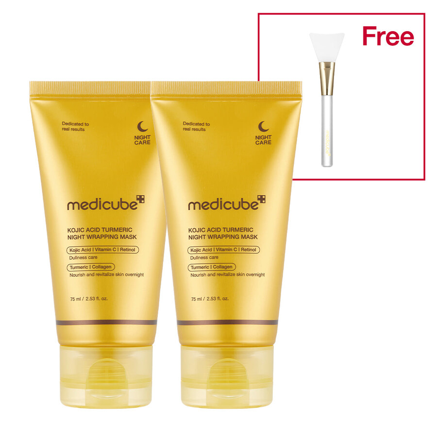 medicube kojic acid turmeric overnight wrapping mask