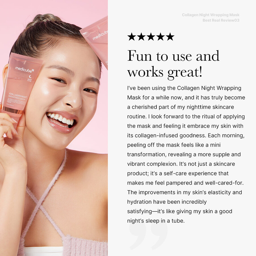 medicube collagen night wrapping mask