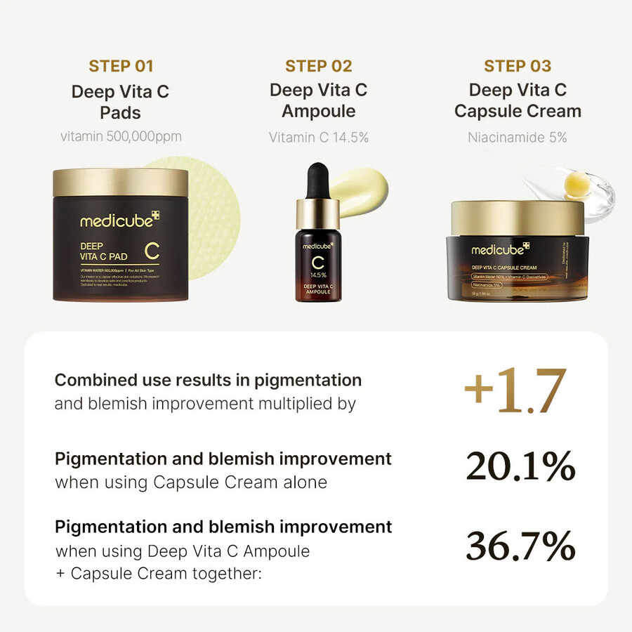 medicube deep vita c capsule cream