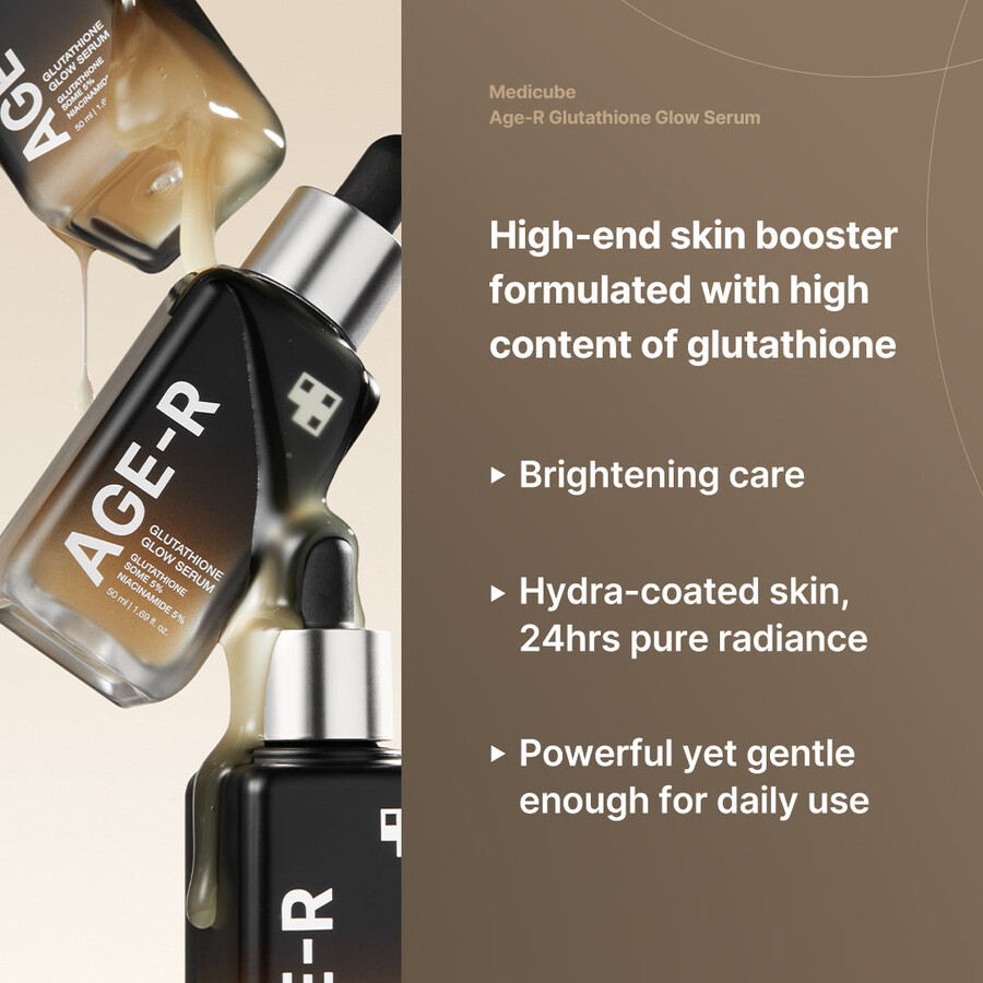 medicube age-r glutathione glow serum