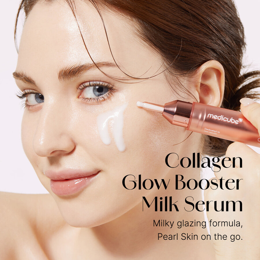 medicube collagen glow booster milk serum