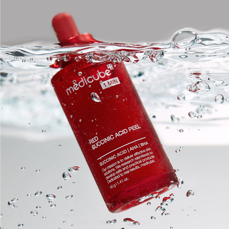 medicube 21 red succinic acid cleansing booster serum