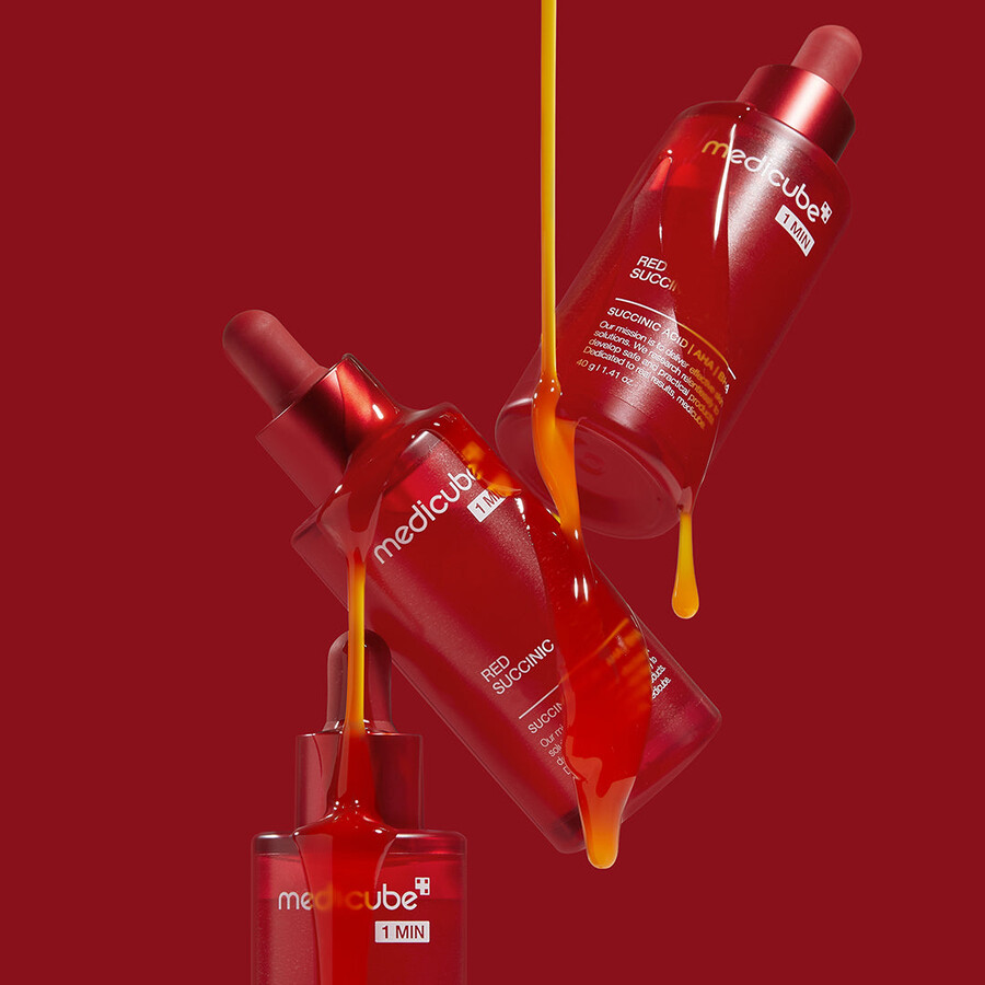 medicube 21 red succinic acid cleansing booster serum