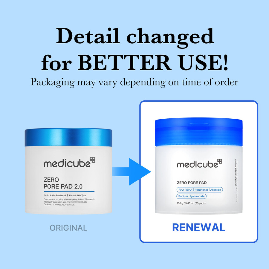 medicube zero pore pads