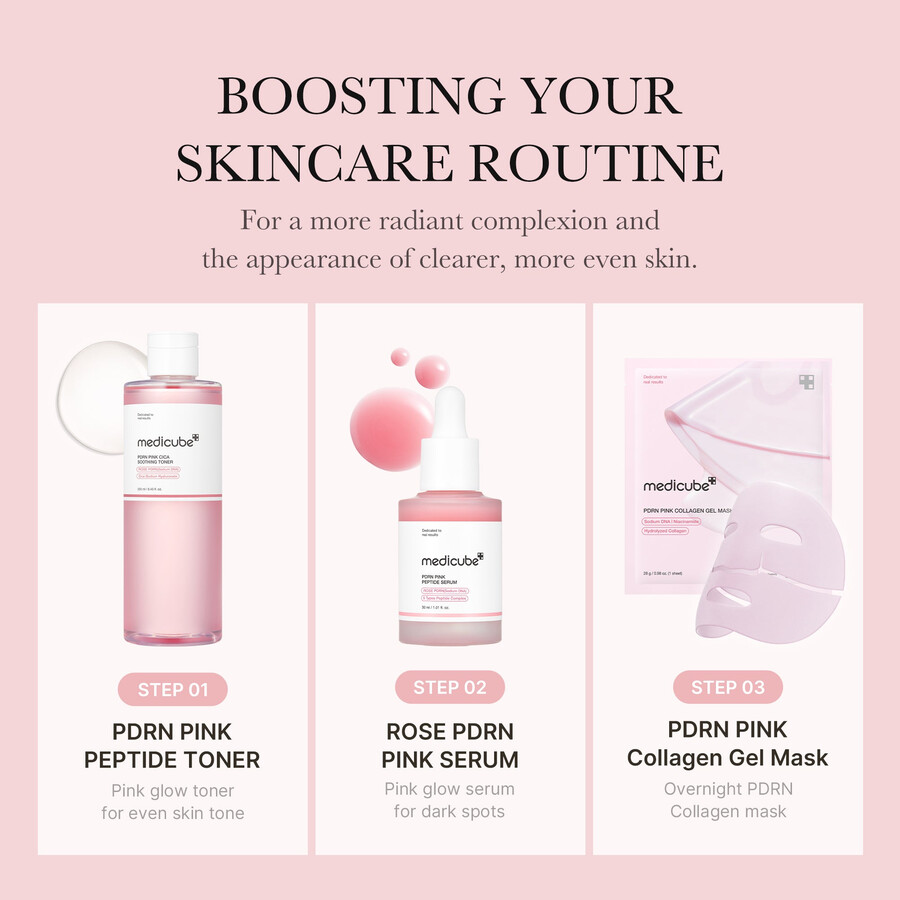 medicube pdrn pink peptide toner